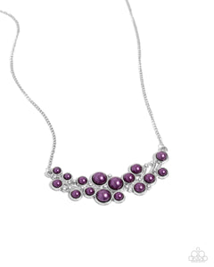 My Yacht or Yours? -Purple Necklace