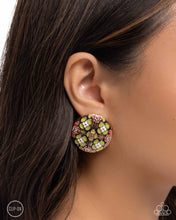 Load image into Gallery viewer, Quilt Art - Multi Clip on Earrings