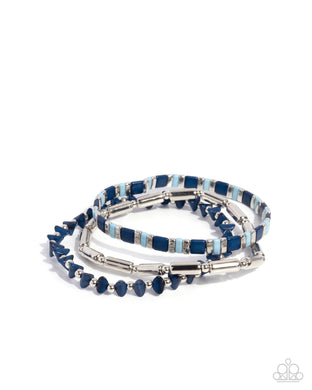 Serendipitous Stack - Blue Bracelet