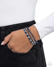 Load image into Gallery viewer, Serendipitous Stack - Blue Bracelet