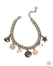 Load image into Gallery viewer, Sleek Sailing - Brass Bracelet