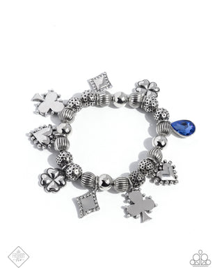 Spirited Sentiment -Blue Bracelet
