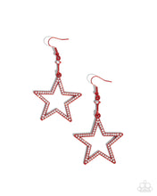 Load image into Gallery viewer, Steady Stars - Red Earrings