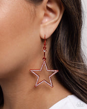 Load image into Gallery viewer, Steady Stars - Red Earrings