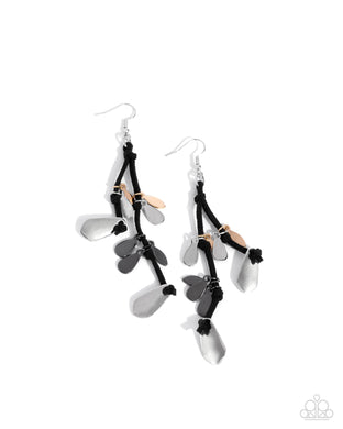 Sunset Suede - Black Earrings