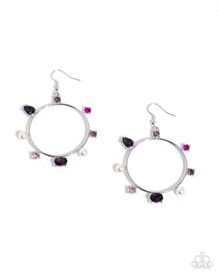 Tailored Treasure -Purple Earrings