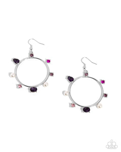 Tailored Treasure -Purple Earrings