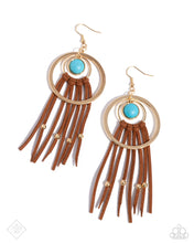 Load image into Gallery viewer, Texan Tapestry: Gold Earrings