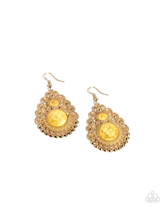 Welcoming Whimsy -Yellow Earrings