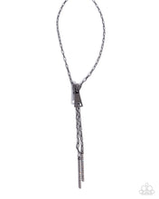 Load image into Gallery viewer, Zipper Zeal - Black Necklace
