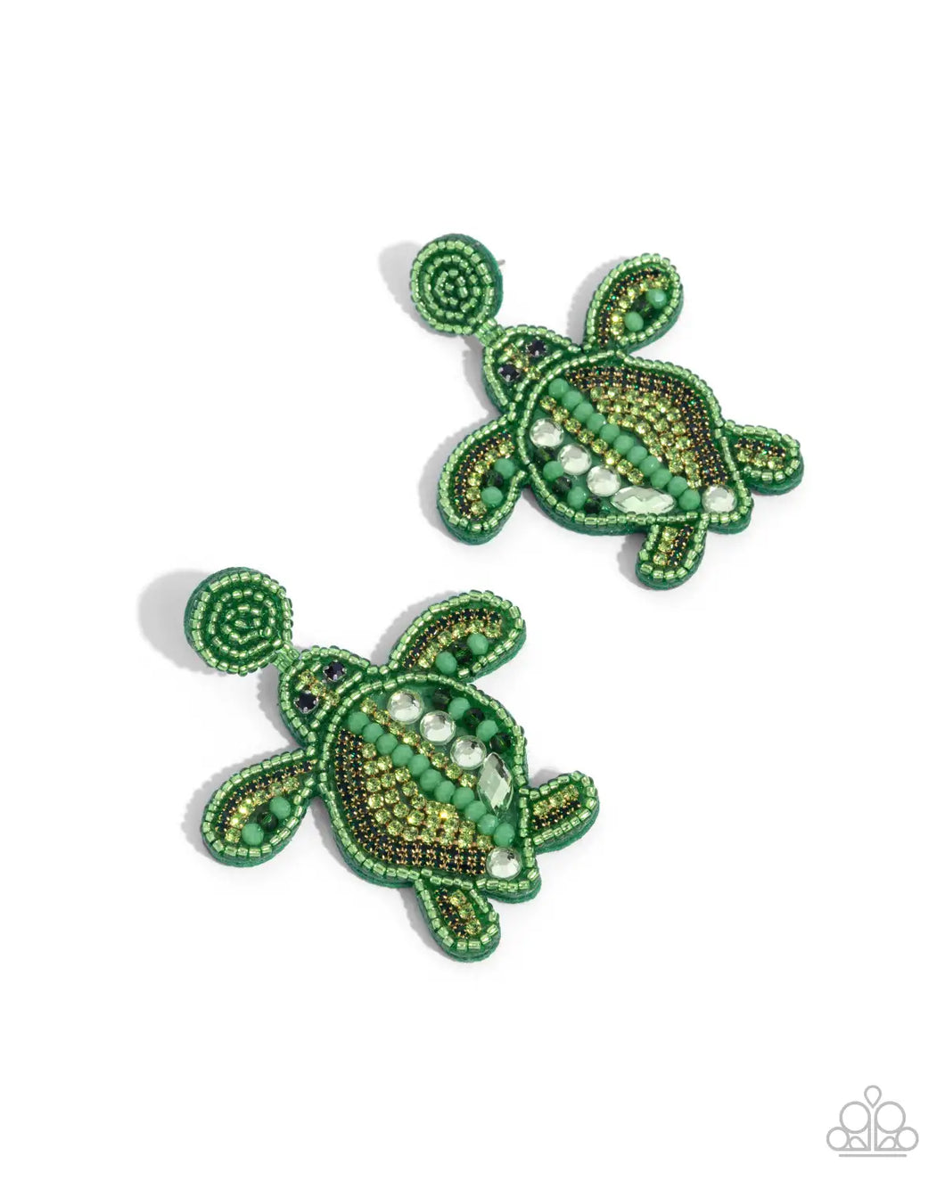 Paparazzi Earring PREORDER ~ May 2025 Life of the Party - Turtle Tapestry