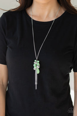 Its A Celebration - Green Necklace