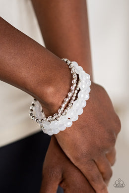 Sugary Sweet - White Bracelet