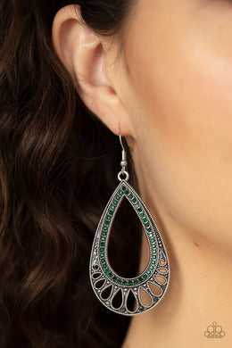Royal Finesse - Green Earrings