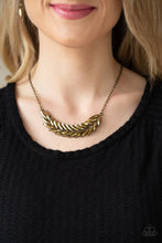 Load image into Gallery viewer, Flight of FANCINESS - Brass Necklace