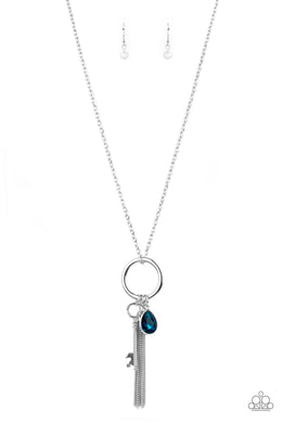 Unlock Your Sparkle - Blue Necklace