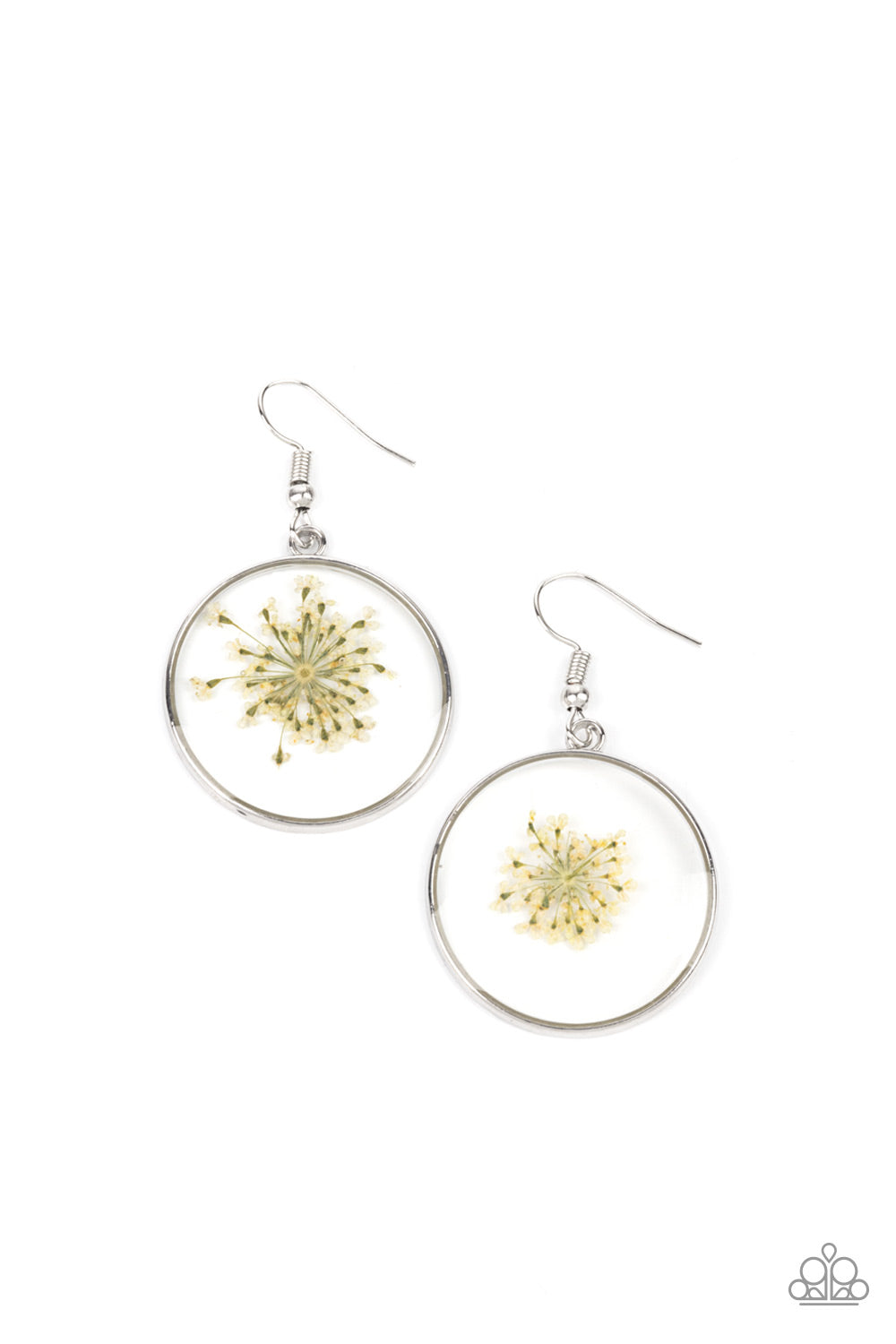 Happily Ever Eden - White Earrings