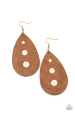 Load image into Gallery viewer, Rustic Torrent - Gold Earrings