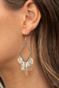 Pomp And Circumstance - White Earrings