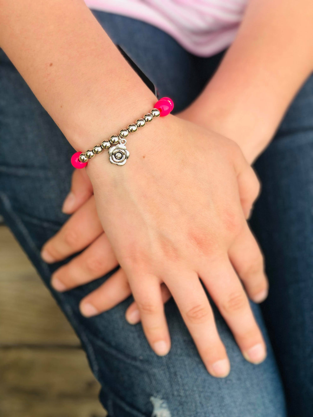 Starlet Shimmer Bracelet - Pink