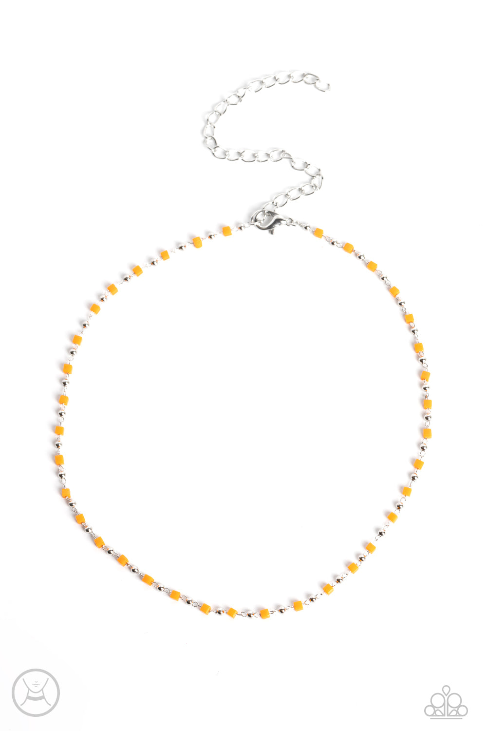 Neon Lights - Orange Chocker Necklace