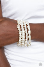 Load image into Gallery viewer, Gossip PEARL - White Bracelet
