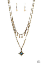 Load image into Gallery viewer, The Second Star To The LIGHT - Brass Necklace