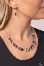 Load image into Gallery viewer, Elite Emeralds - Orange Necklace